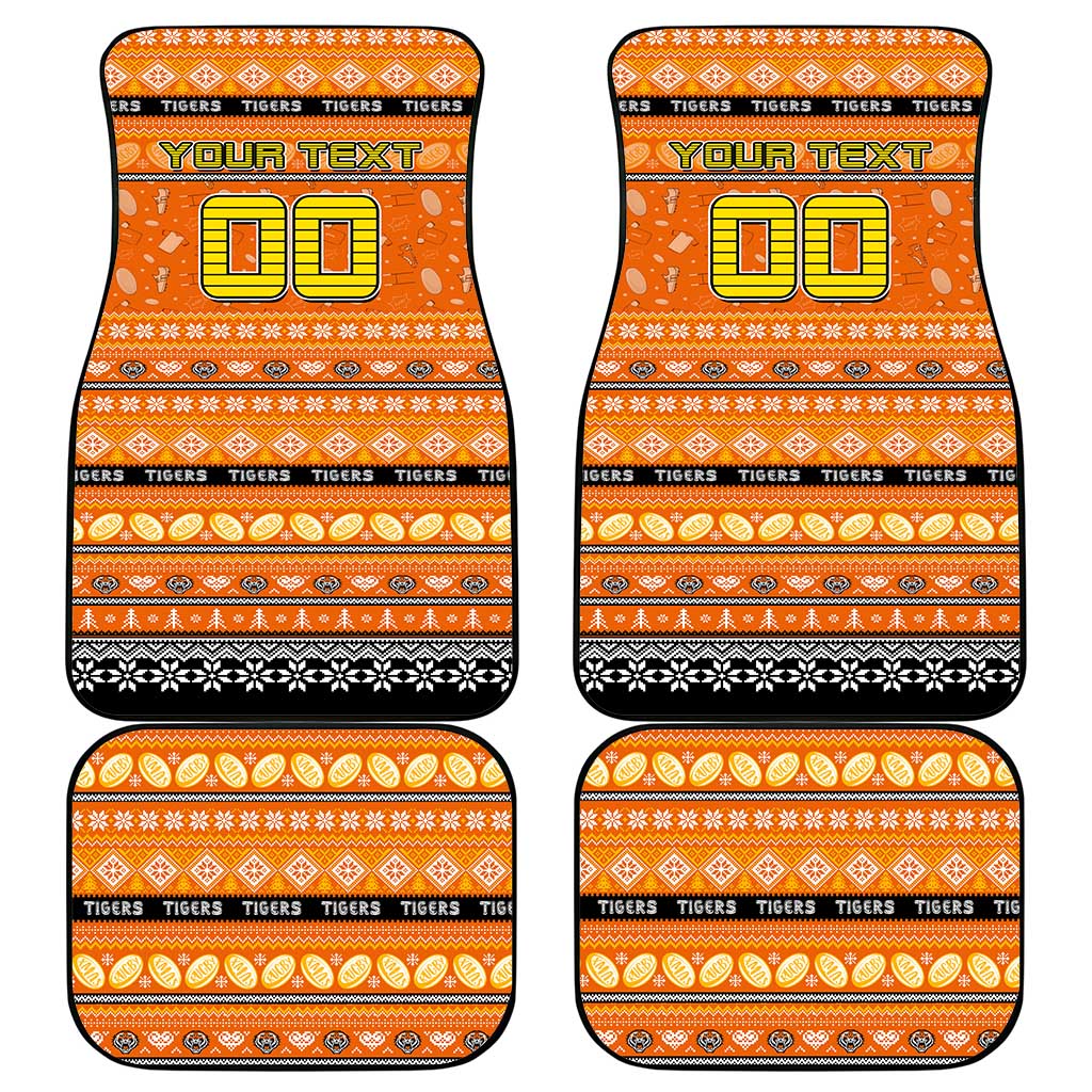 Tigers Rugby Xmas Car Mats Australia NRL Mascot