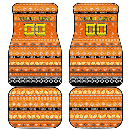 Tigers Rugby Xmas Car Mats Australia NRL Mascot