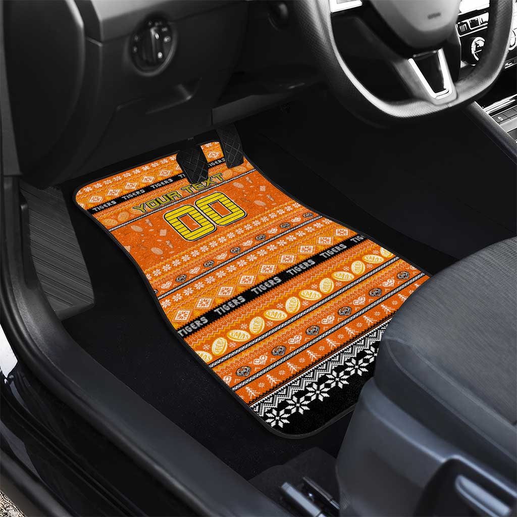 Tigers Rugby Xmas Car Mats Australia NRL Mascot