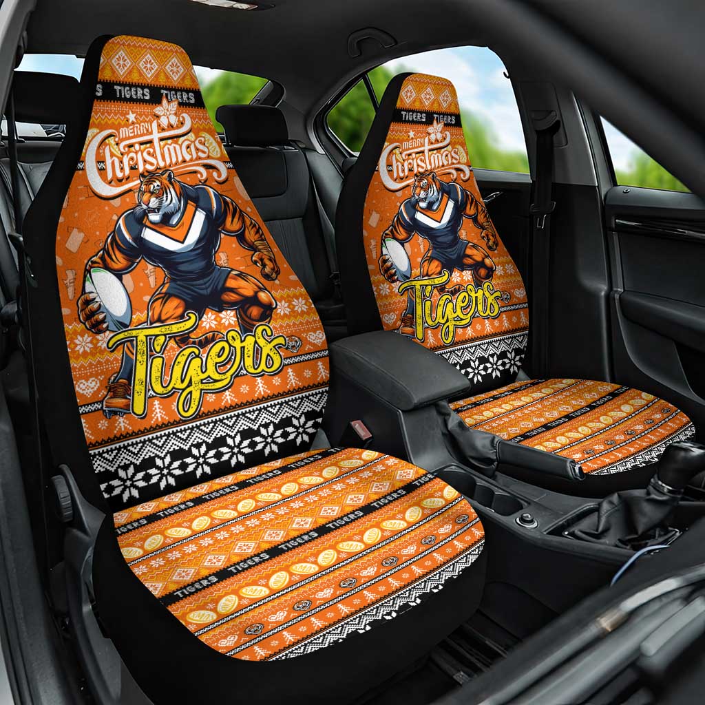 Tigers Rugby Xmas Car Seat Cover Australia NRL Mascot