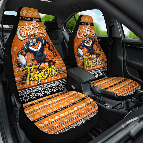 Tigers Rugby Xmas Car Seat Cover Australia NRL Mascot