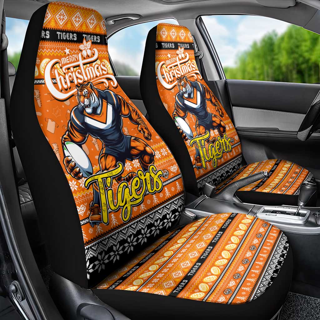 Tigers Rugby Xmas Car Seat Cover Australia NRL Mascot