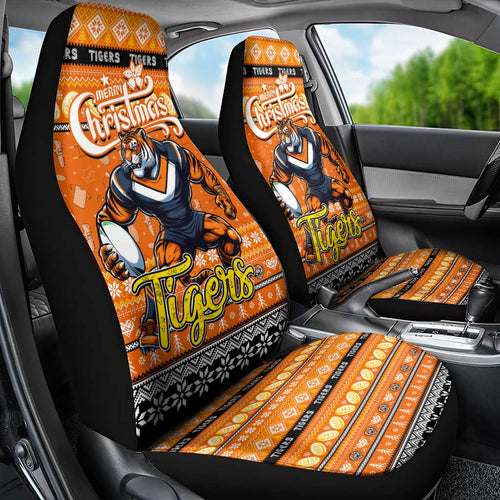 Tigers Rugby Xmas Car Seat Cover Australia NRL Mascot