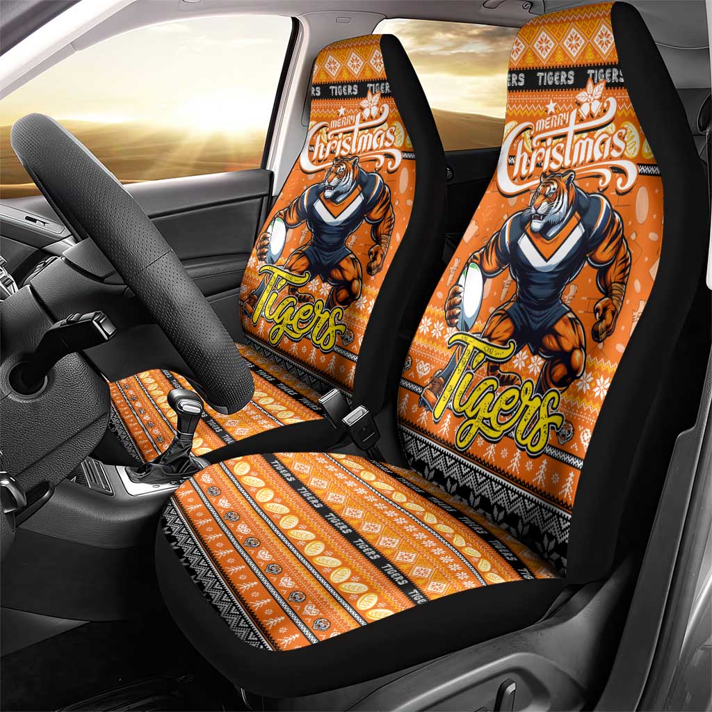 Tigers Rugby Xmas Car Seat Cover Australia NRL Mascot