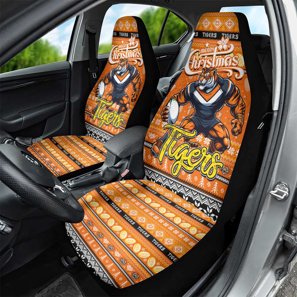 Tigers Rugby Xmas Car Seat Cover Australia NRL Mascot