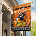 Tigers Rugby Xmas Garden Flag Australia NRL Mascot