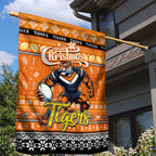 Tigers Rugby Xmas Garden Flag Australia NRL Mascot