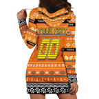 Personalized Tigers Rugby Xmas Hoodie Dress Australia NRL Mascot
