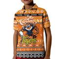 Personalized Tigers Rugby Xmas Kid Polo Shirt Australia NRL Mascot