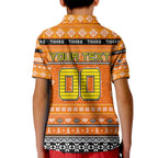 Personalized Tigers Rugby Xmas Kid Polo Shirt Australia NRL Mascot