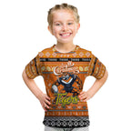 Personalized Tigers Rugby Xmas Kid T Shirt Australia NRL Mascot