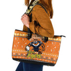 Tigers Rugby Xmas Leather Tote Bag Australia NRL Mascot