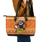 Tigers Rugby Xmas Leather Tote Bag Australia NRL Mascot