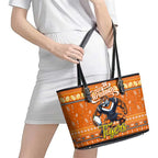 Tigers Rugby Xmas Leather Tote Bag Australia NRL Mascot