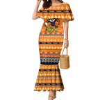 Personalized Tigers Rugby Xmas Mermaid Dress Australia NRL Mascot