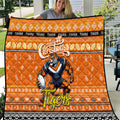 Tigers Rugby Xmas Quilt Australia NRL Mascot