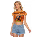 Personalized Tigers Rugby Xmas Raglan Cropped T Shirt Australia NRL Mascot