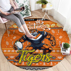 Tigers Rugby Xmas Round Carpet Australia NRL Mascot