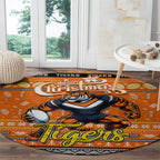 Tigers Rugby Xmas Round Carpet Australia NRL Mascot