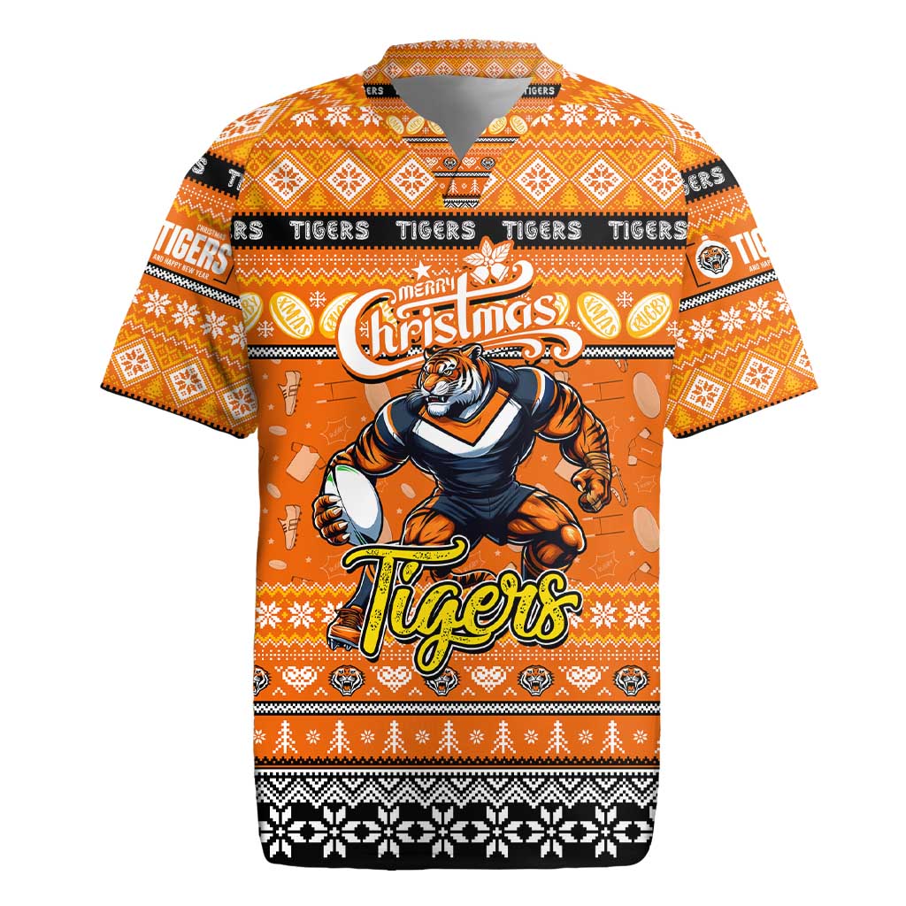 Personalized Tigers Rugby Xmas Rugby Jersey Australia NRL Mascot