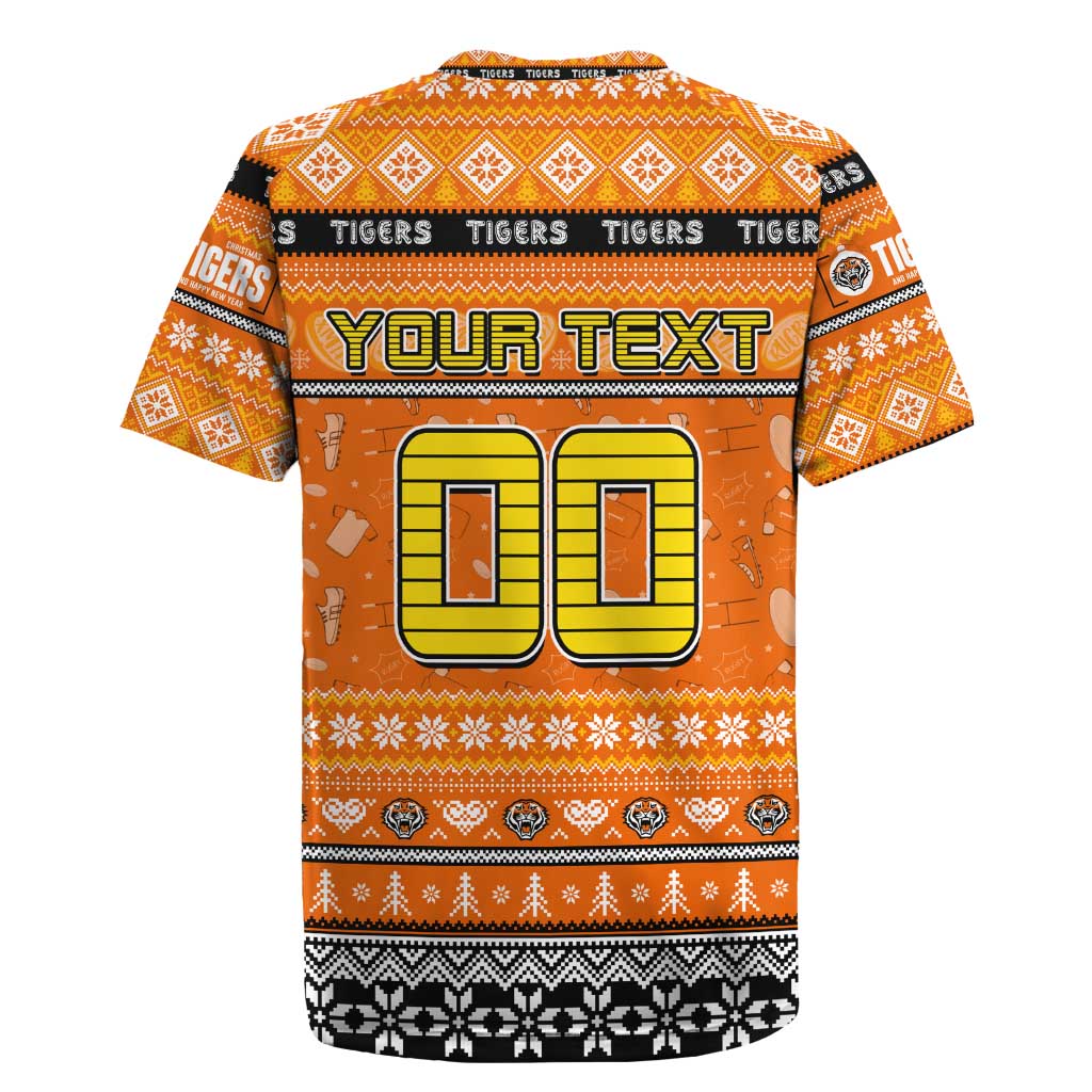 Personalized Tigers Rugby Xmas Rugby Jersey Australia NRL Mascot