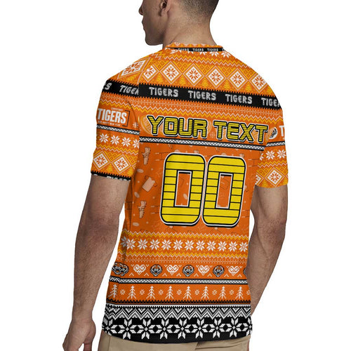 Personalized Tigers Rugby Xmas Rugby Jersey Australia NRL Mascot