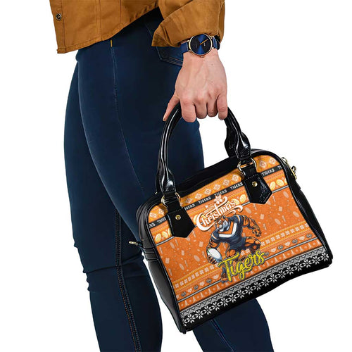 Tigers Rugby Xmas Shoulder Handbag Australia NRL Mascot