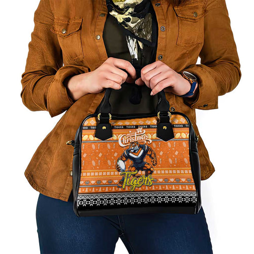 Tigers Rugby Xmas Shoulder Handbag Australia NRL Mascot