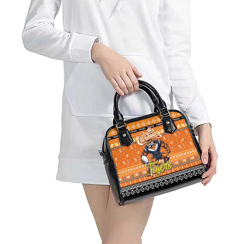 Tigers Rugby Xmas Shoulder Handbag Australia NRL Mascot