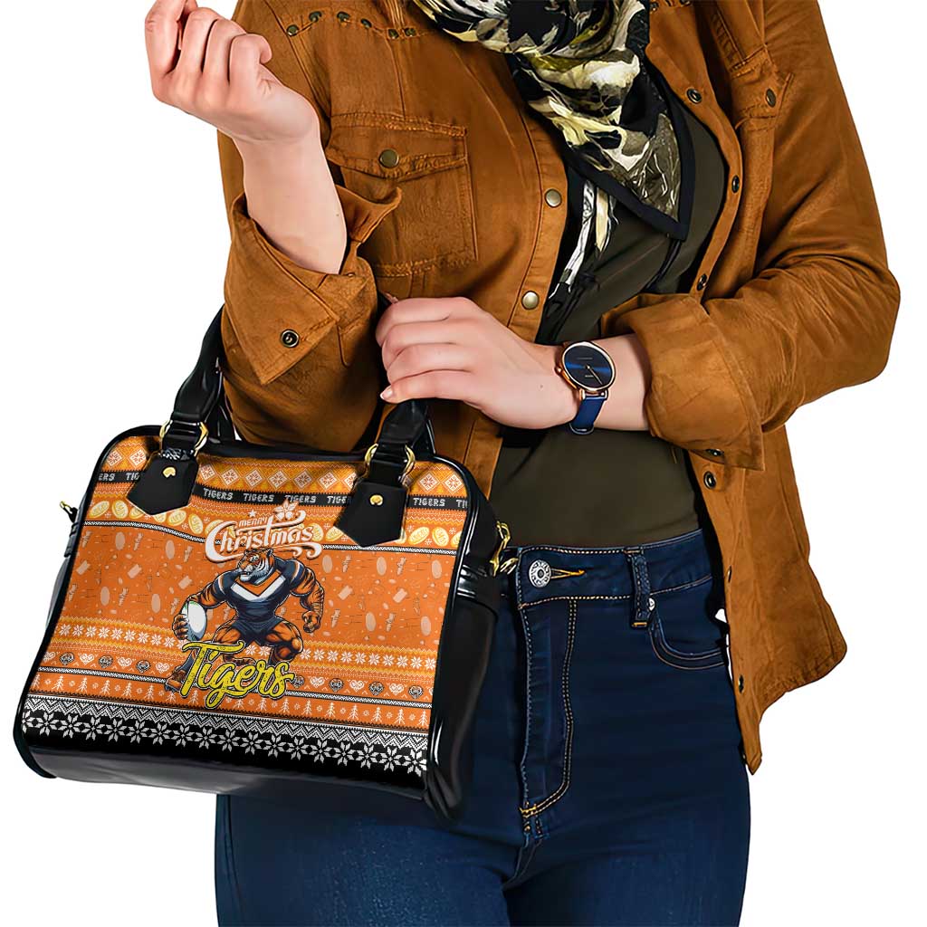 Tigers Rugby Xmas Shoulder Handbag Australia NRL Mascot