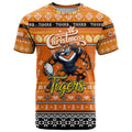 Personalized Tigers Rugby Xmas T Shirt Australia NRL Mascot