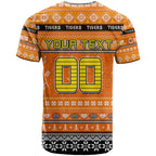 Personalized Tigers Rugby Xmas T Shirt Australia NRL Mascot