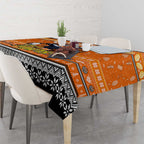 Tigers Rugby Xmas Tablecloth Australia NRL Mascot