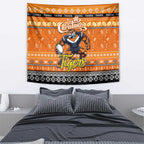 Tigers Rugby Xmas Tapestry Australia NRL Mascot