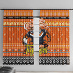 Tigers Rugby Xmas Window Curtain Australia NRL Mascot