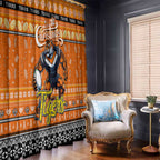 Tigers Rugby Xmas Window Curtain Australia NRL Mascot