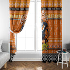 Tigers Rugby Xmas Window Curtain Australia NRL Mascot