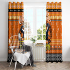 Tigers Rugby Xmas Window Curtain Australia NRL Mascot