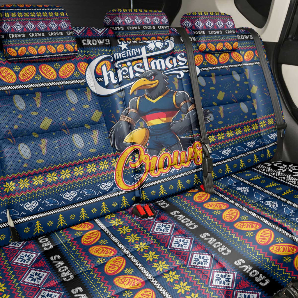 Crows Football Xmas Back Car Seat Cover Australia AFL Mascot