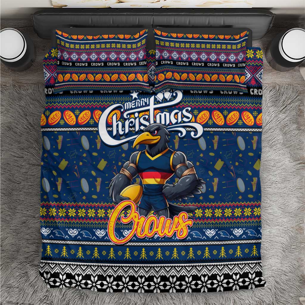 Crows Football Xmas Bedding Set Australia AFL Mascot