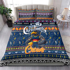 Crows Football Xmas Bedding Set Australia AFL Mascot