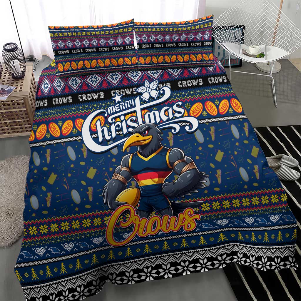 Crows Football Xmas Bedding Set Australia AFL Mascot