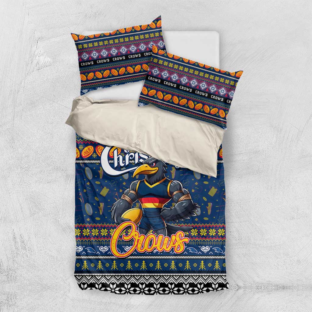 Crows Football Xmas Bedding Set Australia AFL Mascot