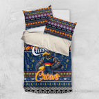 Crows Football Xmas Bedding Set Australia AFL Mascot