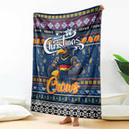 Crows Football Xmas Blanket Australia AFL Mascot