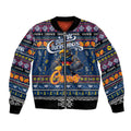 Personalized Crows Rugby Xmas Bomber Jacket Australia AFL Mascot
