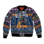 Personalized Crows Rugby Xmas Bomber Jacket Australia AFL Mascot