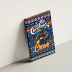 Crows Football Xmas Canvas Wall Art Australia AFL Mascot