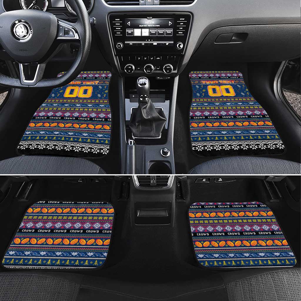 Crows Football Xmas Car Mats Australia AFL Mascot