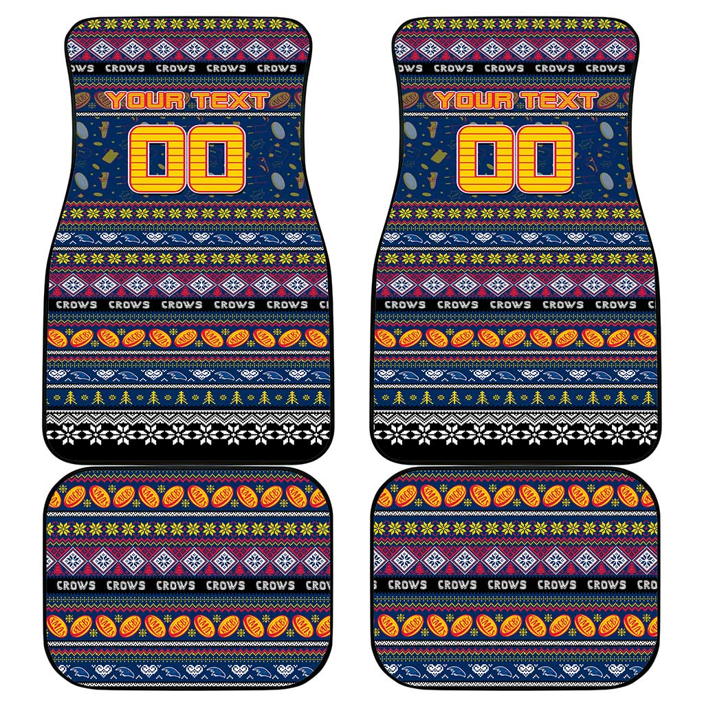 Crows Football Xmas Car Mats Australia AFL Mascot